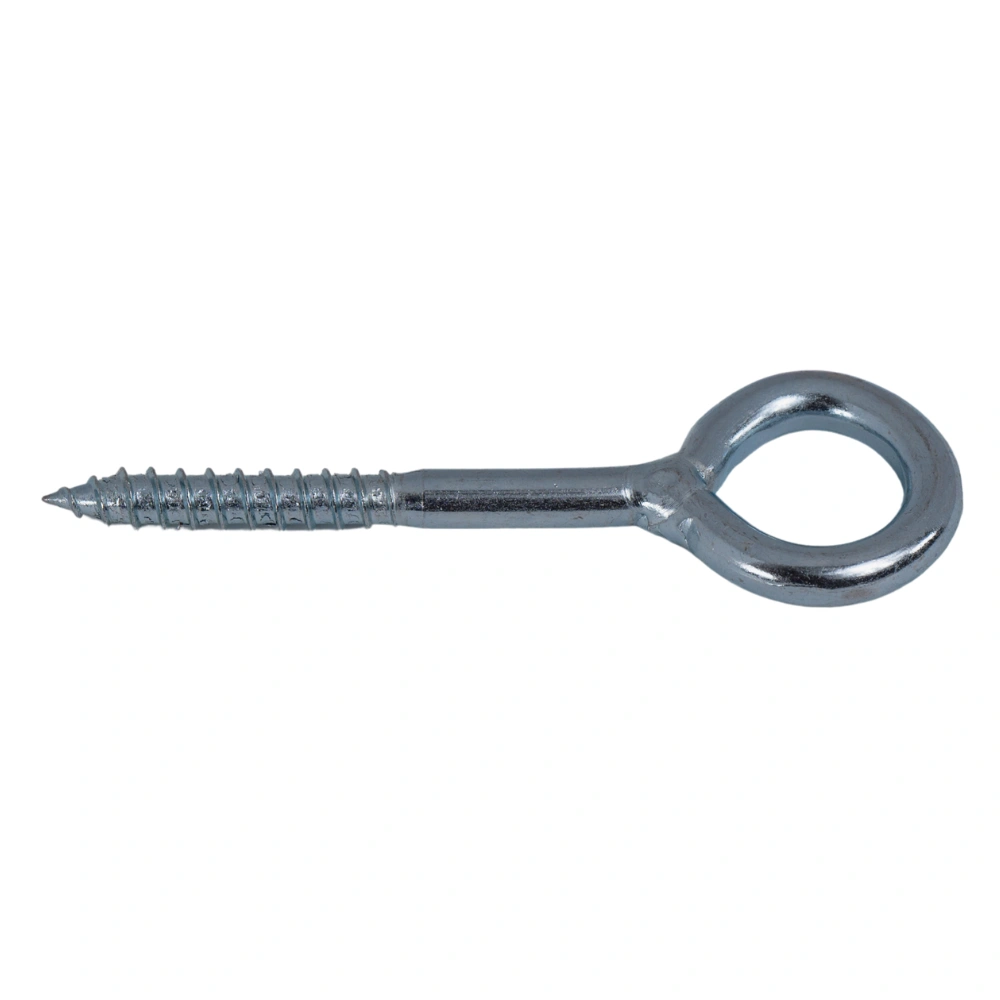 Piton 8x80 mm en acier zingué pour filet d'intérieur