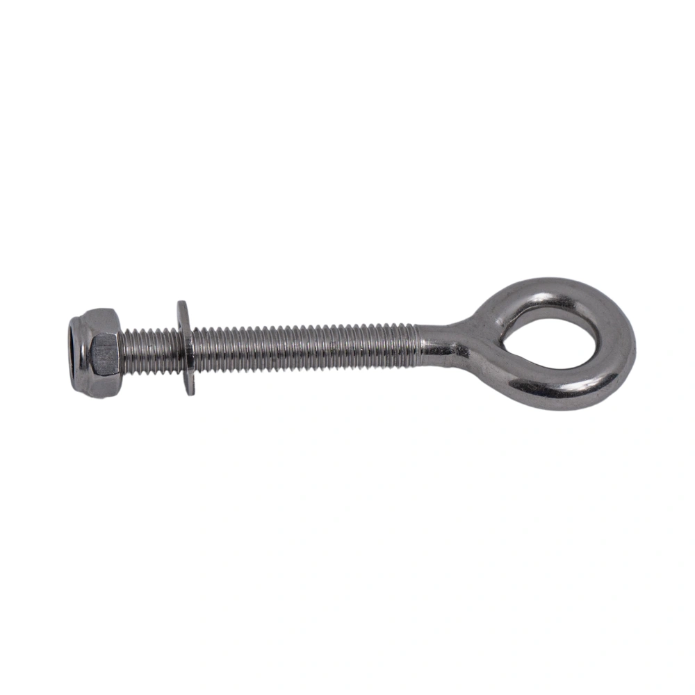 Boulon à œil en inox 316 pour fixation de filet sur IPN