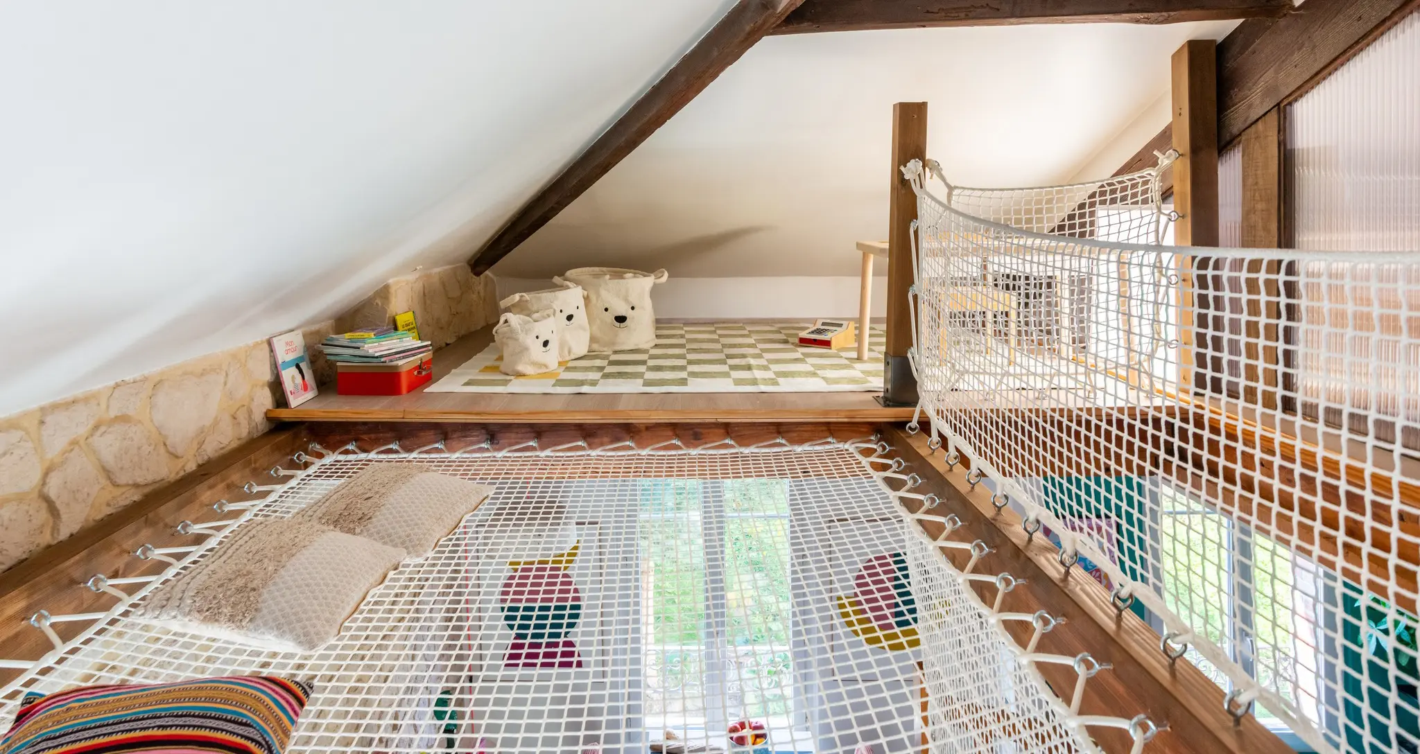 Maßgeschneidertes Mezzanin-Netz - Innennetz Wohnung - Feelnets