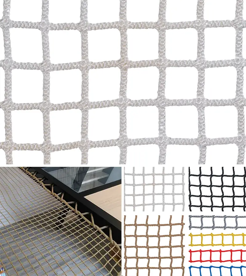 Maille 30×30 mm Polyester filet mezzanine Feelnets