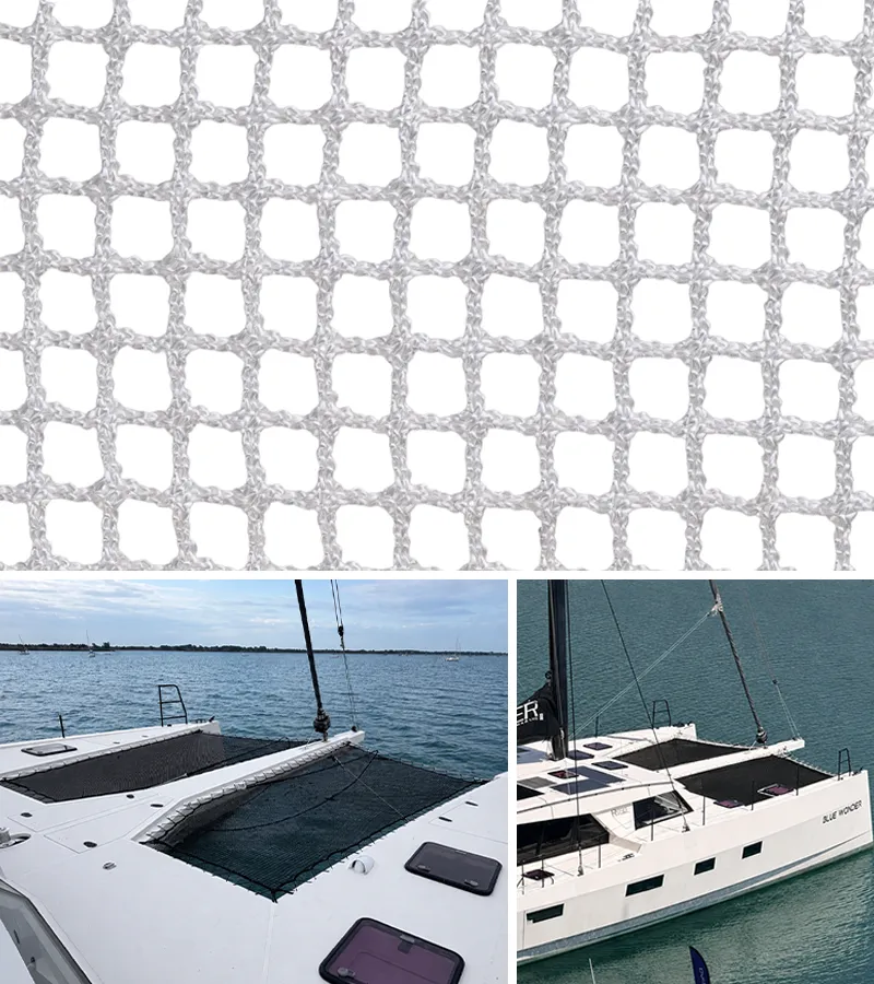 Maille 13×13 mm Polyester : filet catamaran Feelnets